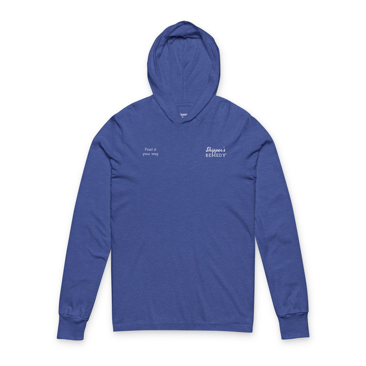 Sailing Crew Deckhand Hooded Long Sleeve Tee - Personalizable