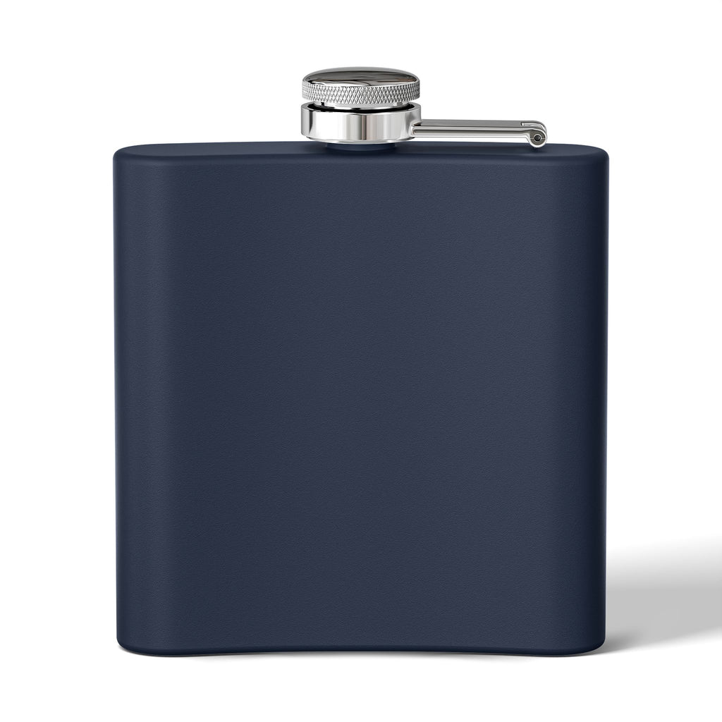 Stainless Steel Flask, 6oz - Engraving, Personalizable