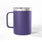 Engraved 15oz Coral Travel Mug Tumbler - Personalizable