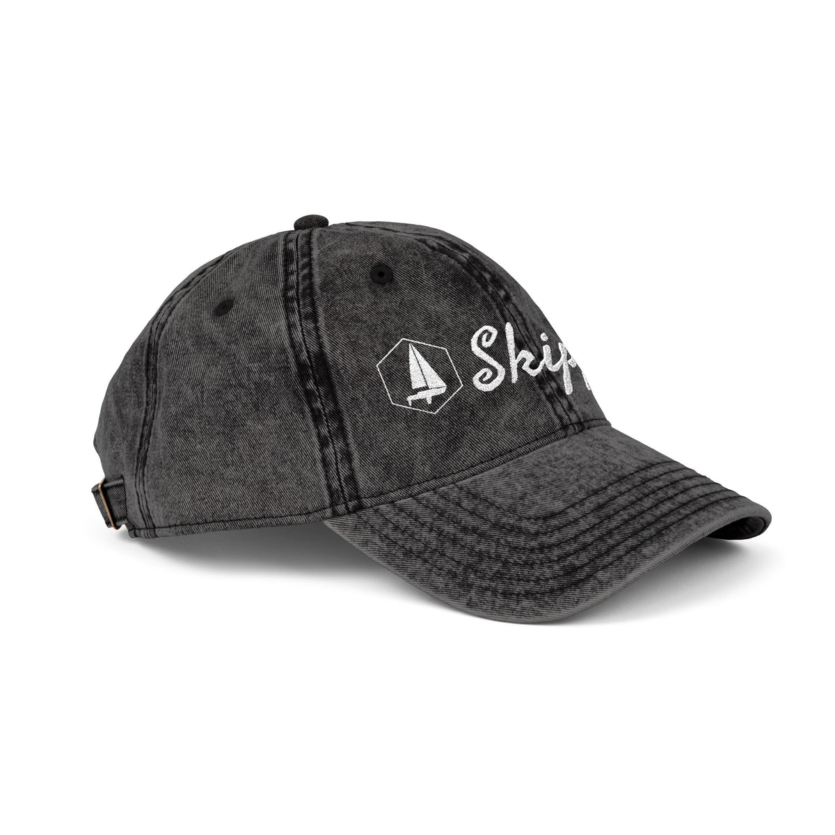 “Skipper” Embroidered Vintage Cap