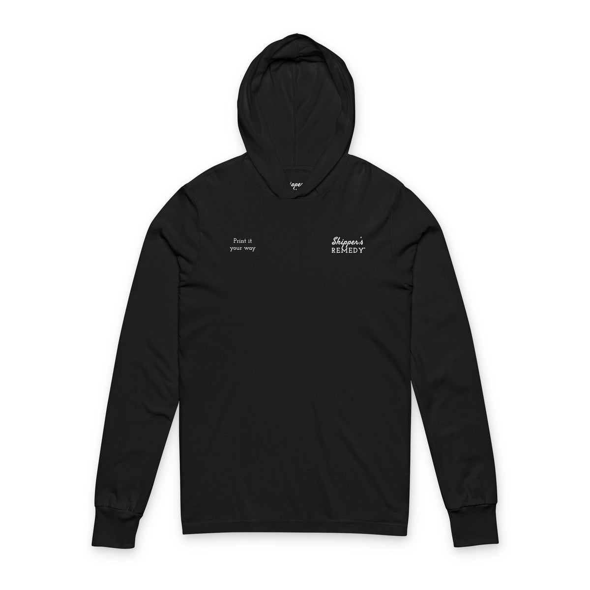 Sailing Crew Deckhand Hooded Long Sleeve Tee - Personalizable