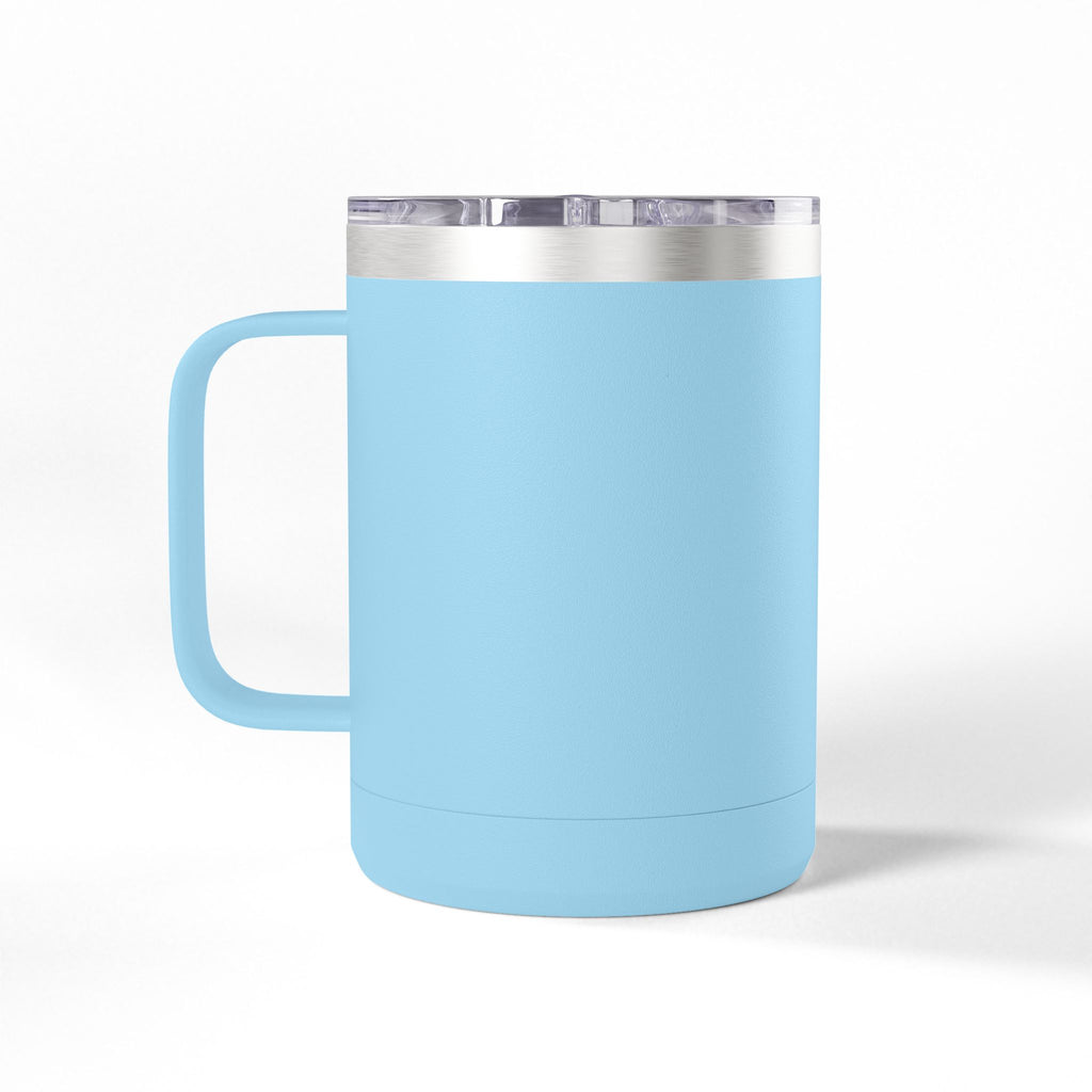 Engraved 15oz Coral Travel Mug Tumbler - Personalizable