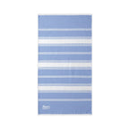 Striped Beach Throw with Embroidered Detail