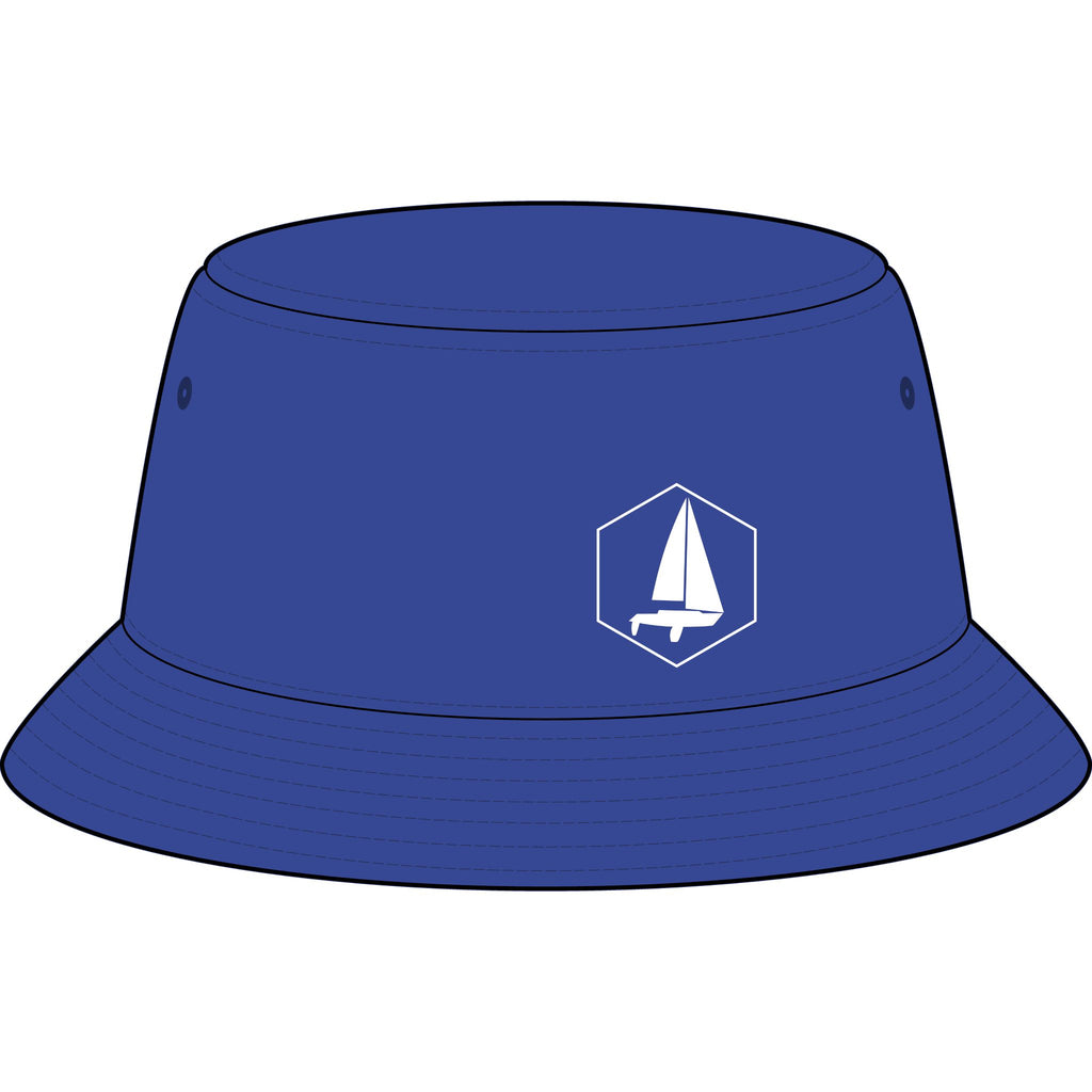 Sailboat Emblem - Nylon Bucket Hat