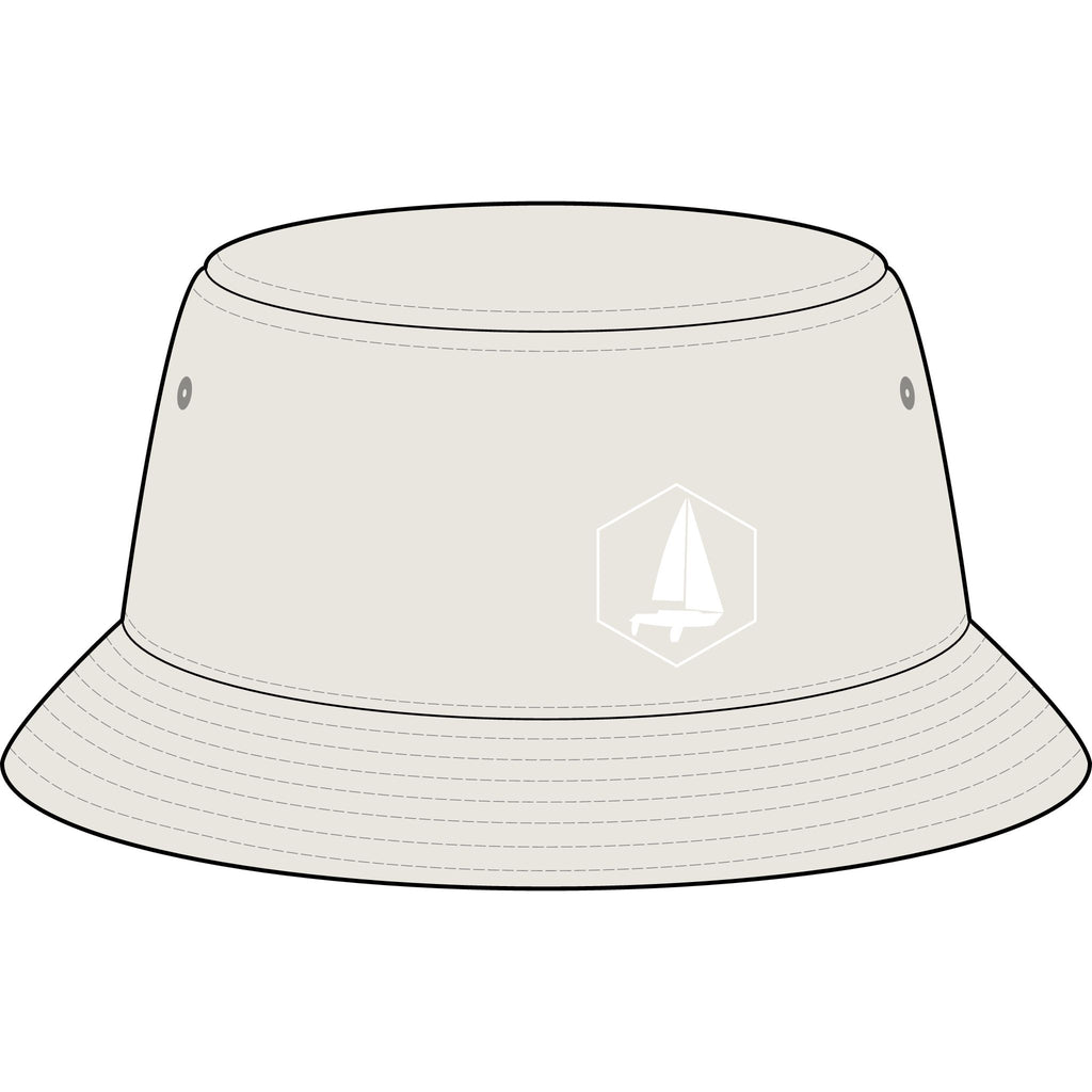Sailboat Emblem - Nylon Bucket Hat