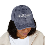 “Skipper” Embroidered Vintage Cap