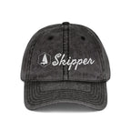 “Skipper” Embroidered Vintage Cap