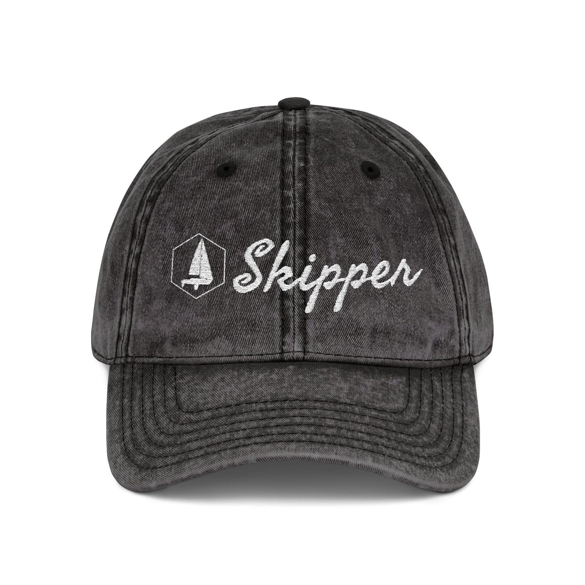 “Skipper” Embroidered Vintage Cap