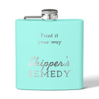 Stainless Steel Flask, 6oz - Engraving, Personalizable