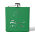 Stainless Steel Flask, 6oz - Engraving, Personalizable