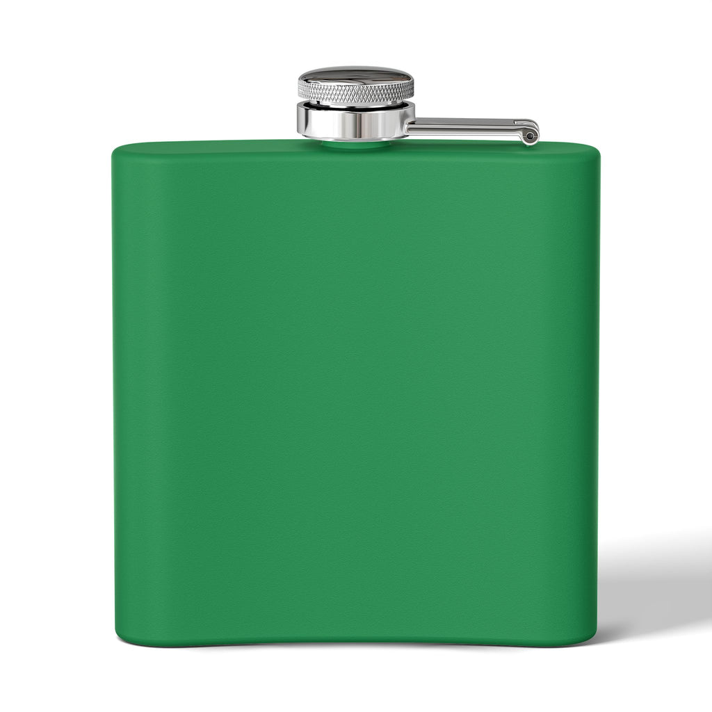 Stainless Steel Flask, 6oz - Engraving, Personalizable