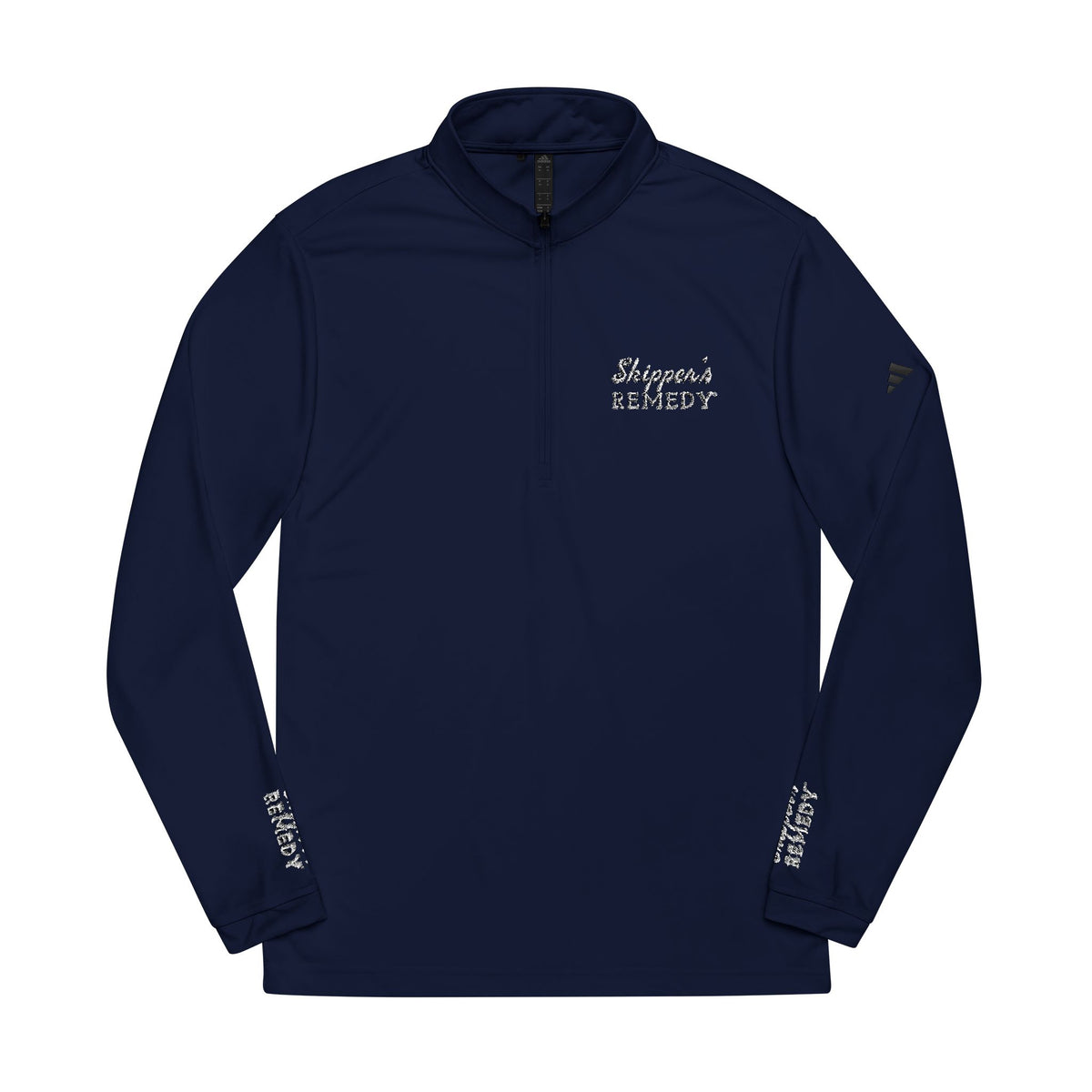 adidas® Embroidered Quarter-Zip Performance Pullover