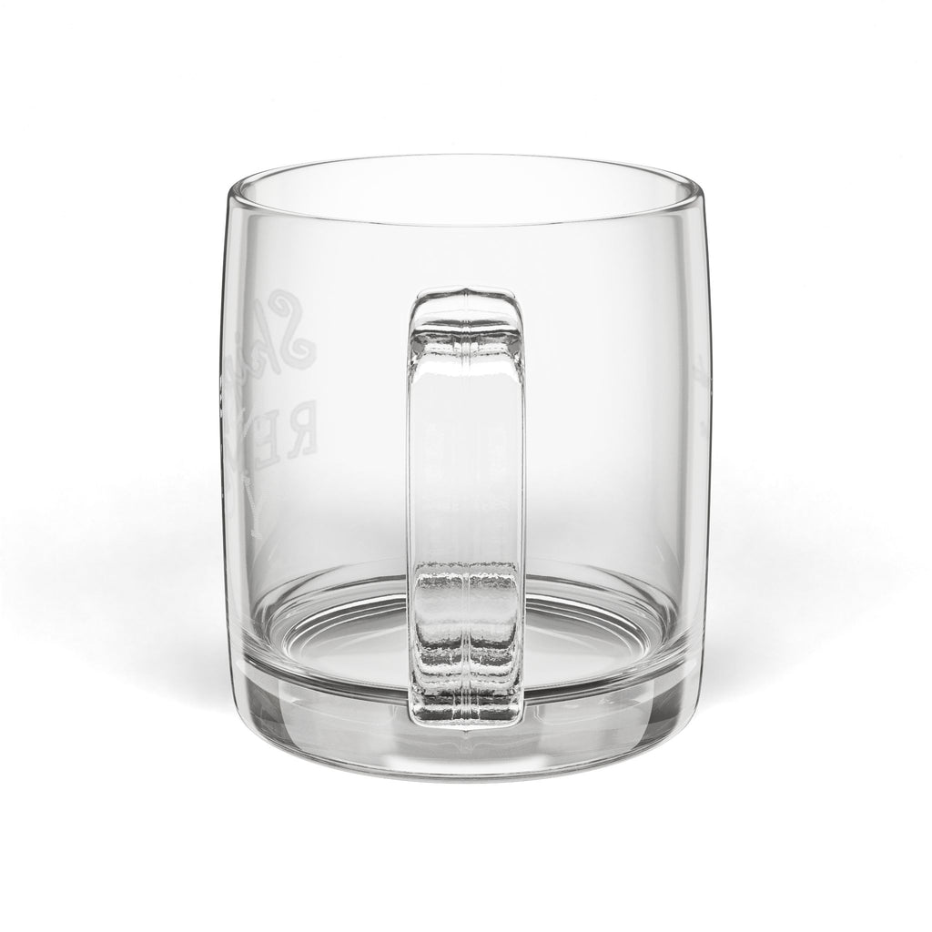 Engraved Glass Coffee Mug - Personalizable