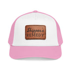 Mid Profile Baseball Cap with Leather Patch