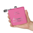 Stainless Steel Flask, 6oz - Engraving, Personalizable