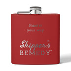 Stainless Steel Flask, 6oz - Engraving, Personalizable