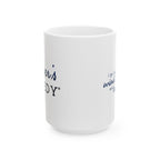 I go with the flow... Wind, Current, and Caffeine - 11oz/15oz Ceramic Coffee Mug