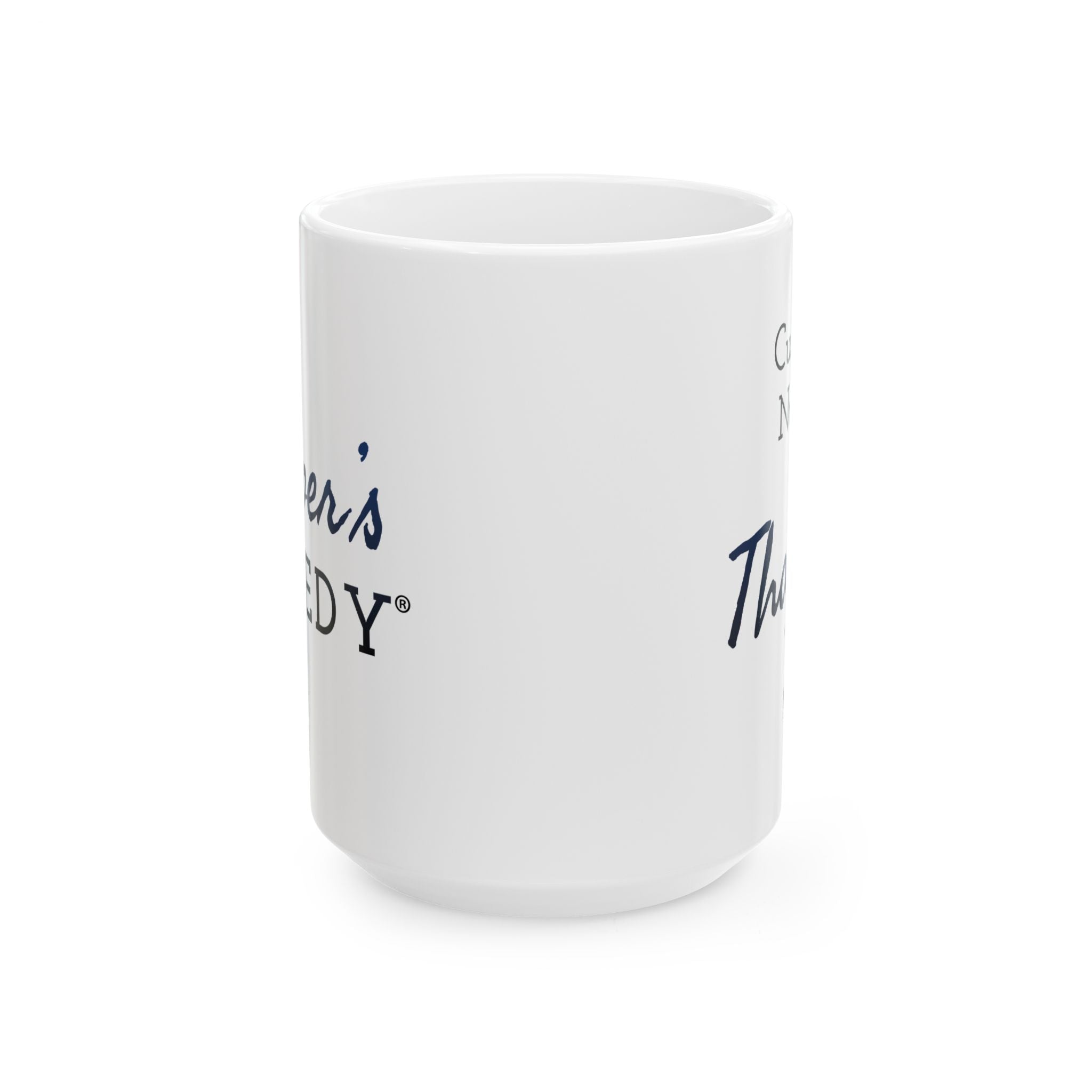 Custom Name, Thank You - 11oz/15oz Ceramic Coffee Mug (Personalize)