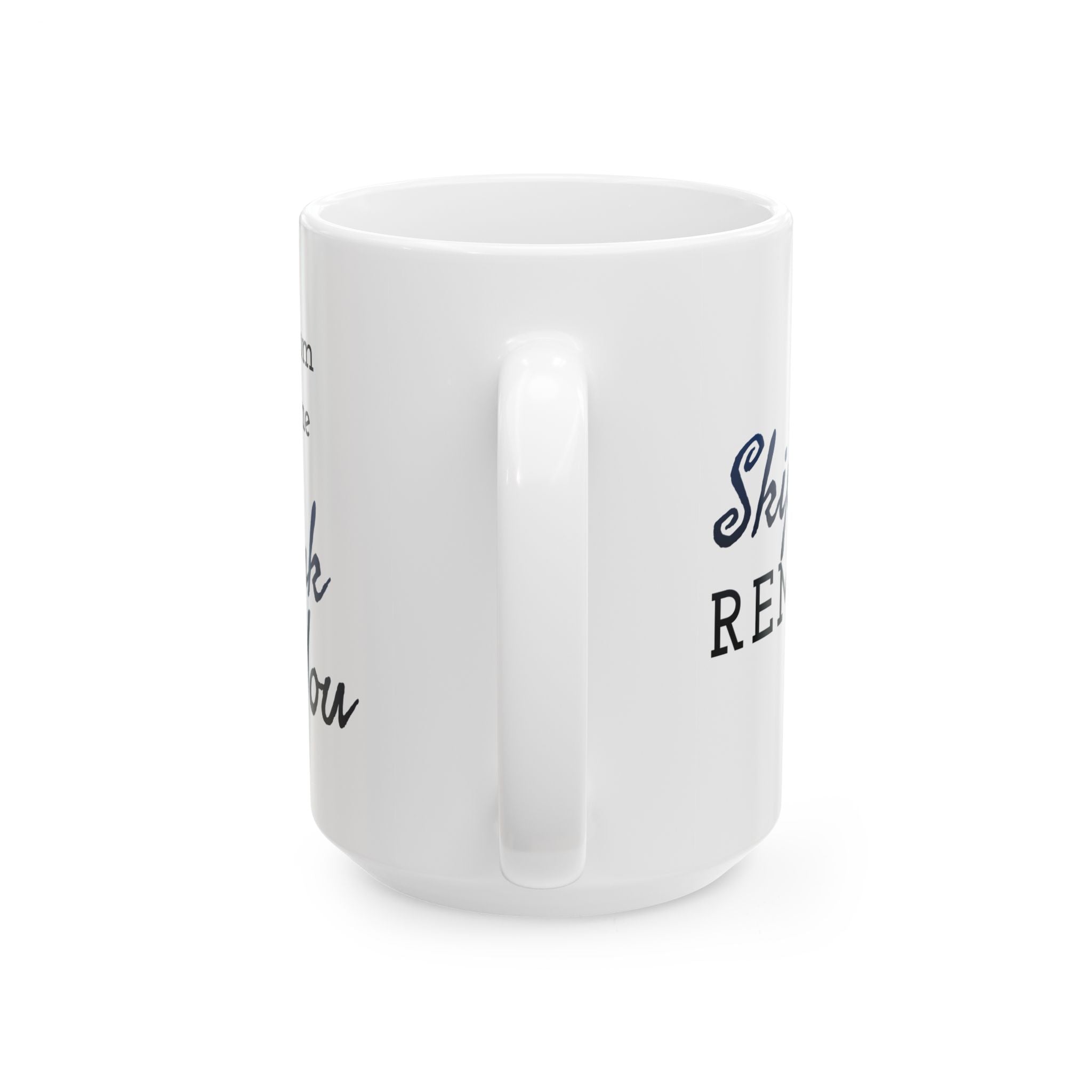 Custom Name, Thank You - 11oz/15oz Ceramic Coffee Mug (Personalize)