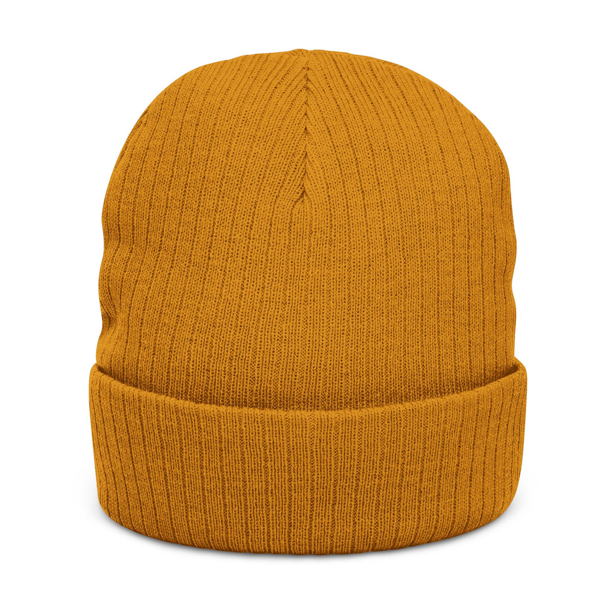 Embroidered Ribbed Knit Beanie