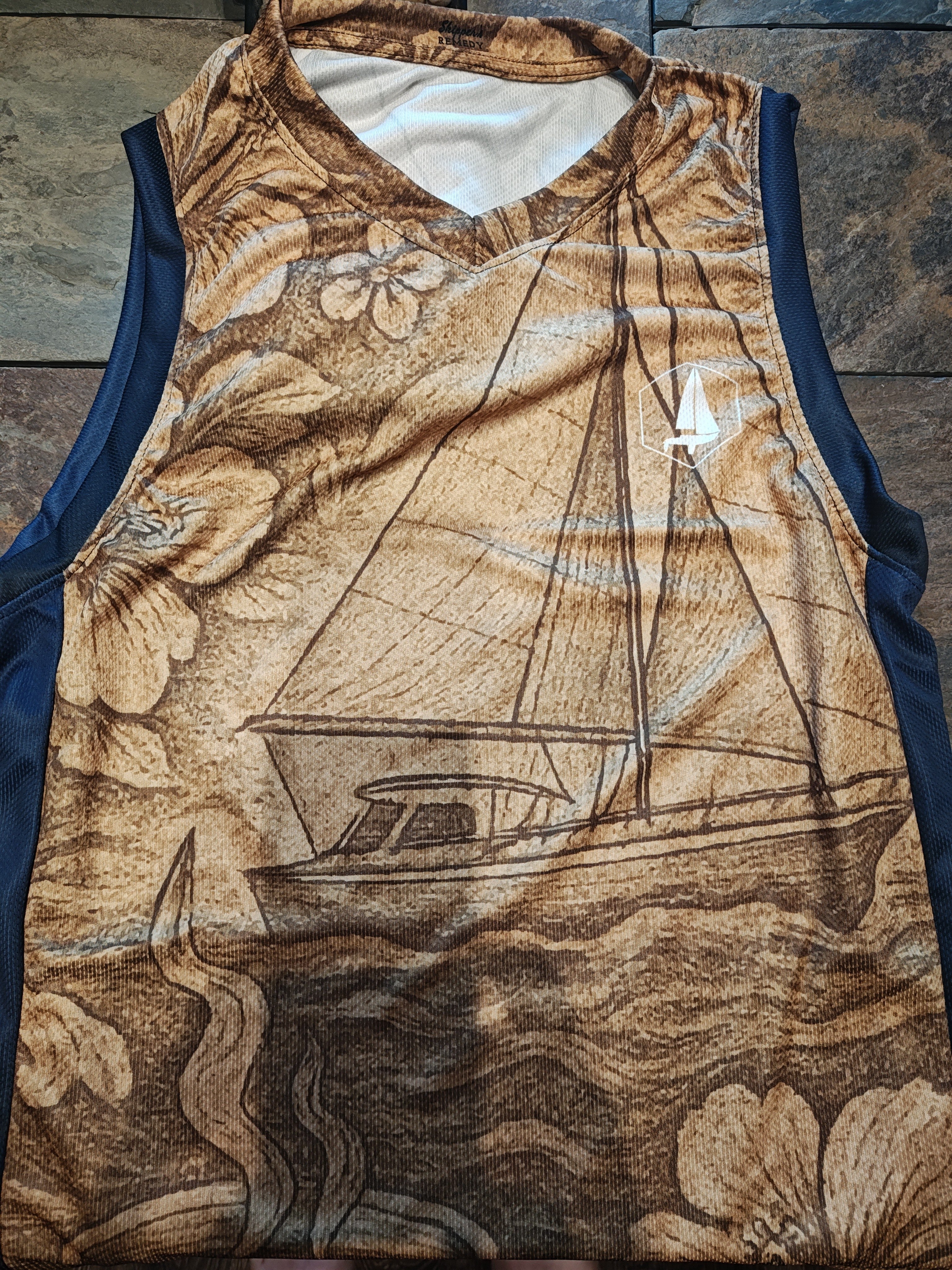 Skipper's Remedy - Aloha - Recycled unisex basketball shirt