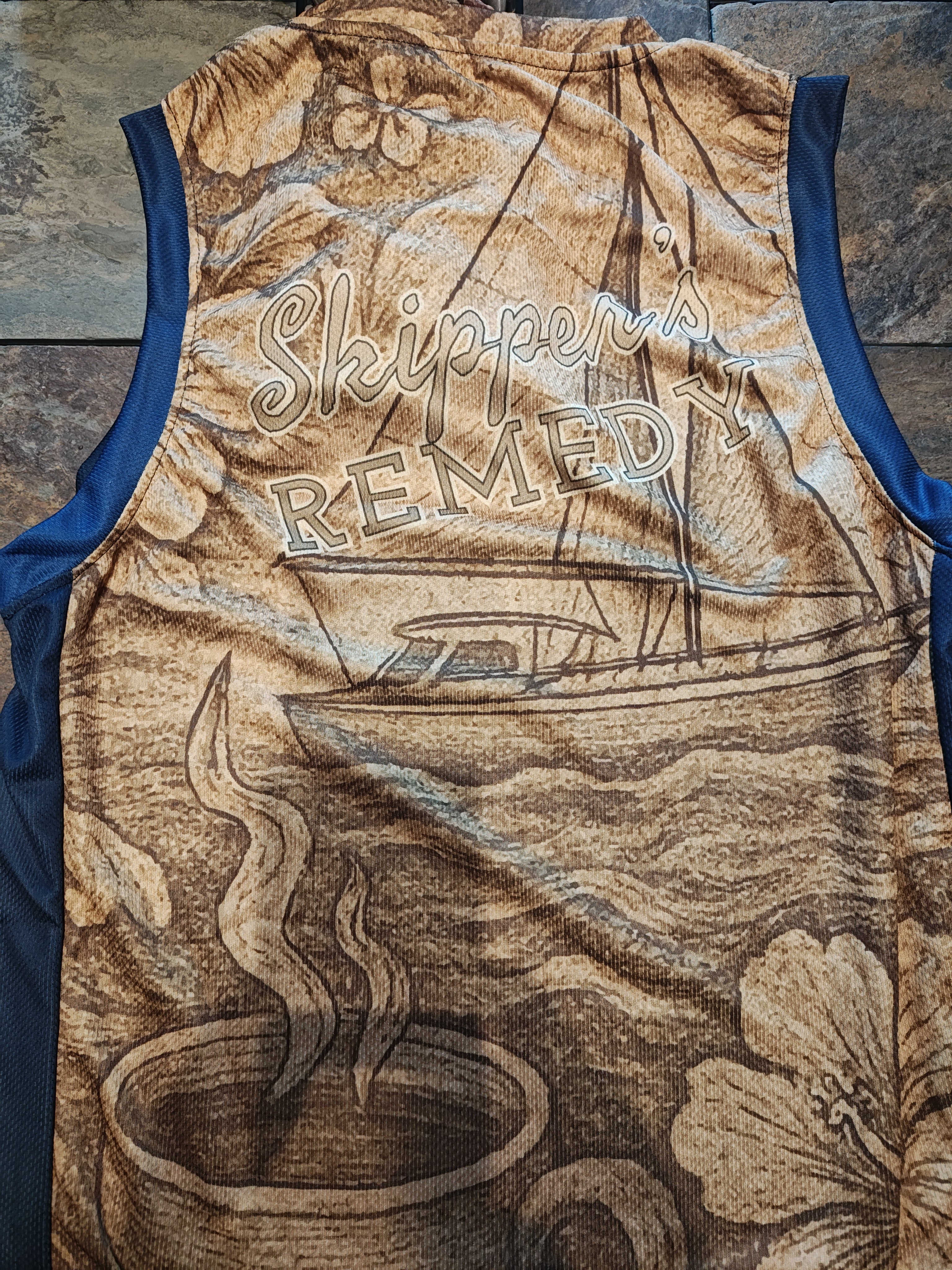 Skipper's Remedy - Aloha - Recycled unisex basketball shirt