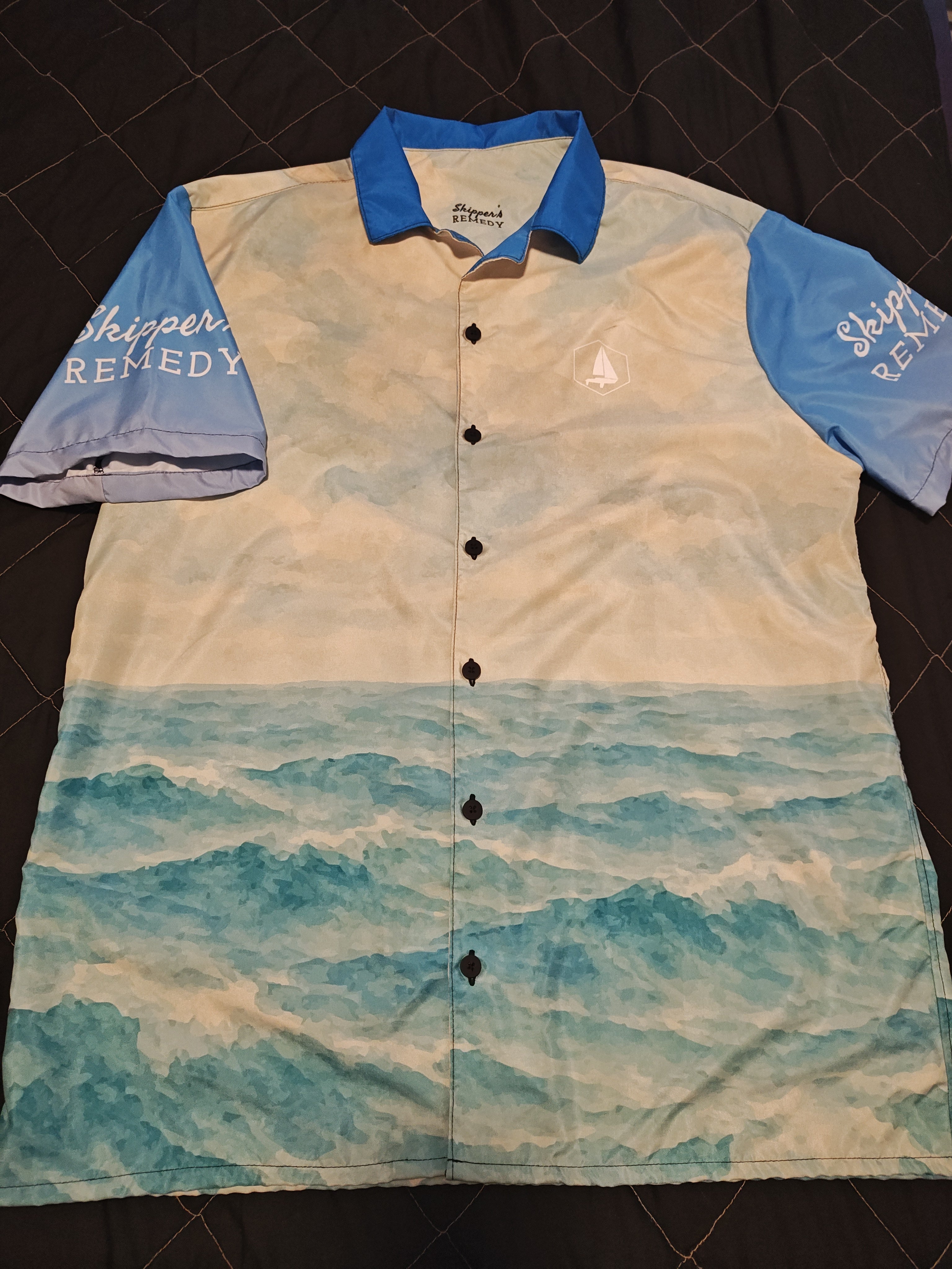 Unisex button shirt - Skipper's Remedy sailing