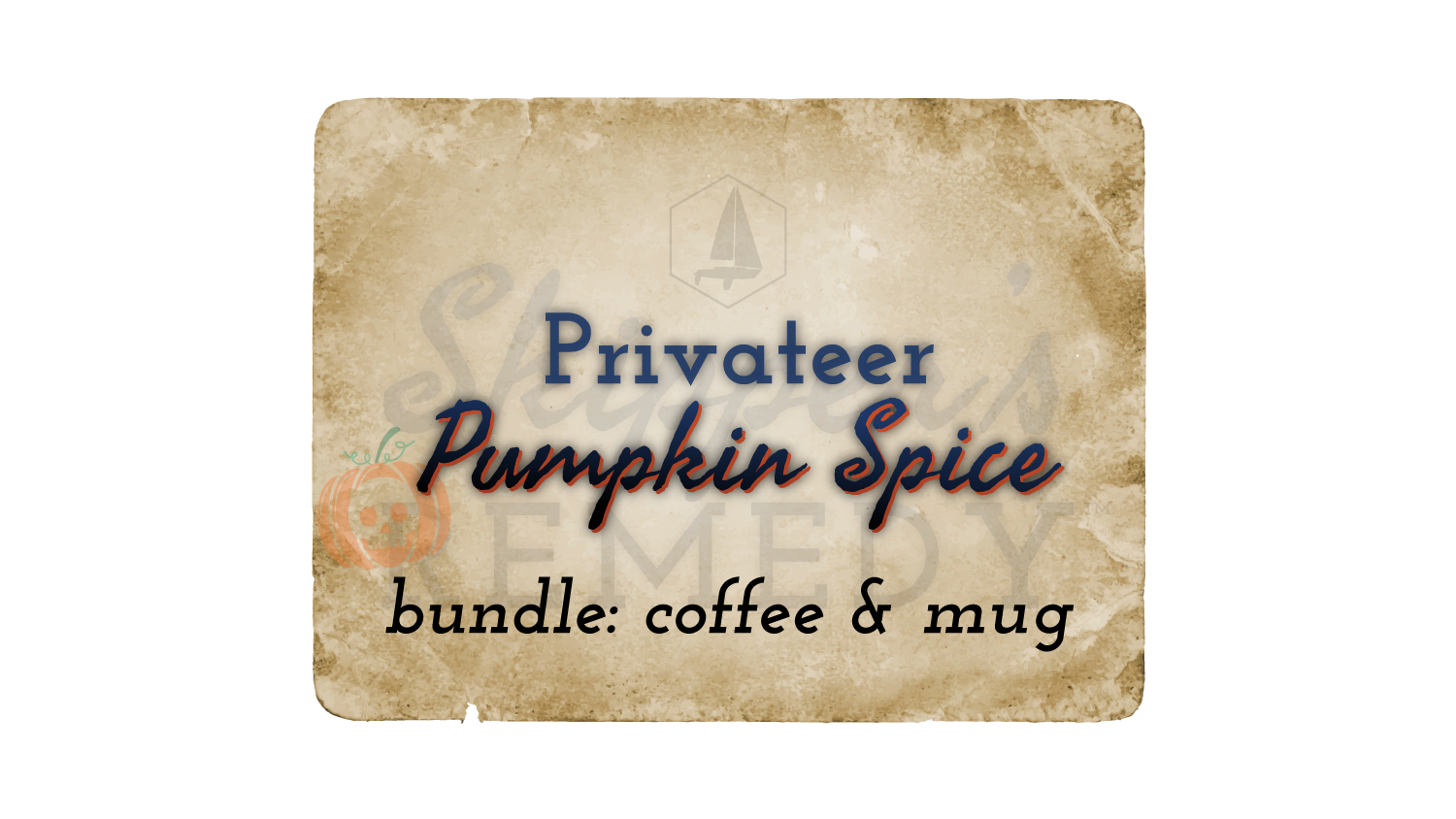Privateer Pumpkin Spice bundle: coffee & mug