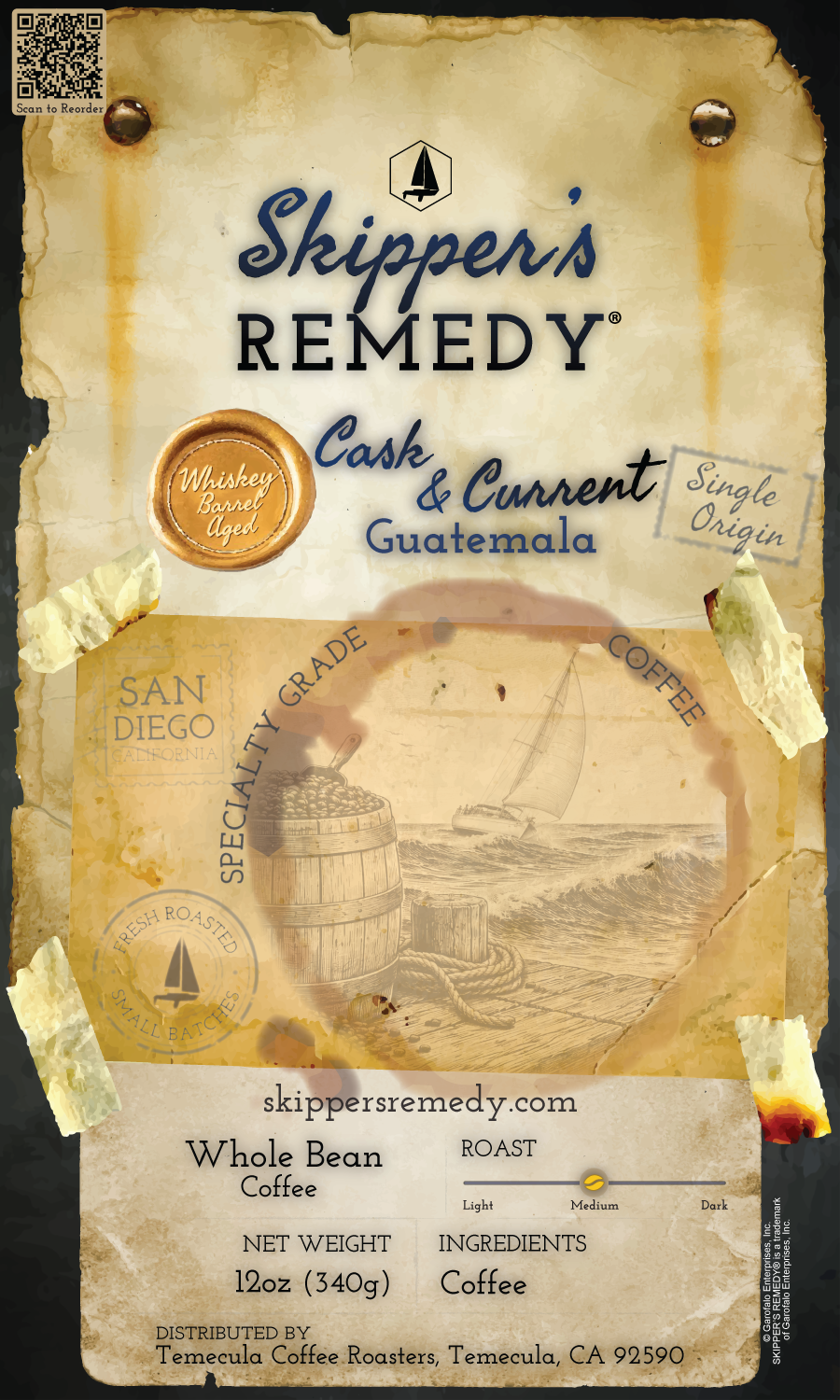 Cask & Current Guatemala - Whiskey Barrel-Aged