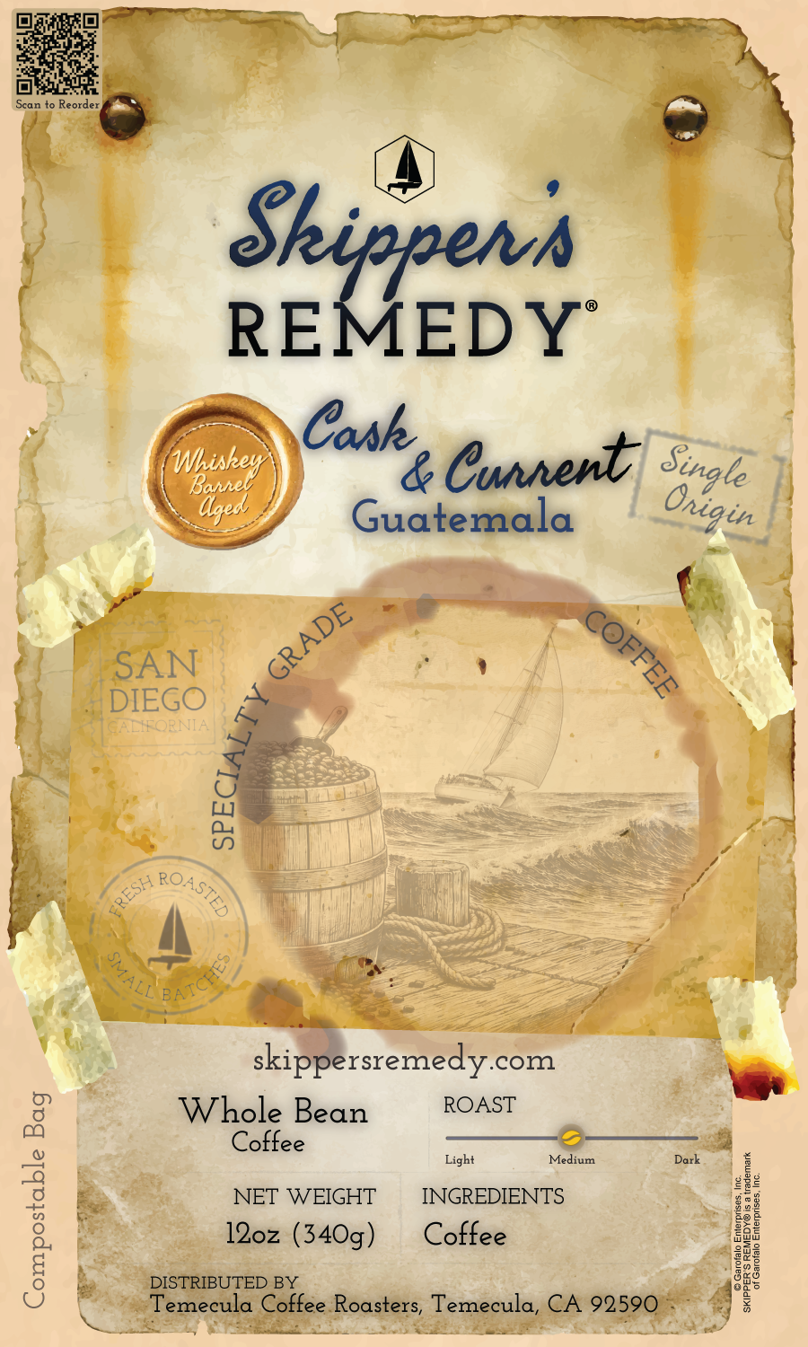 Cask & Current Guatemala - Whiskey Barrel-Aged