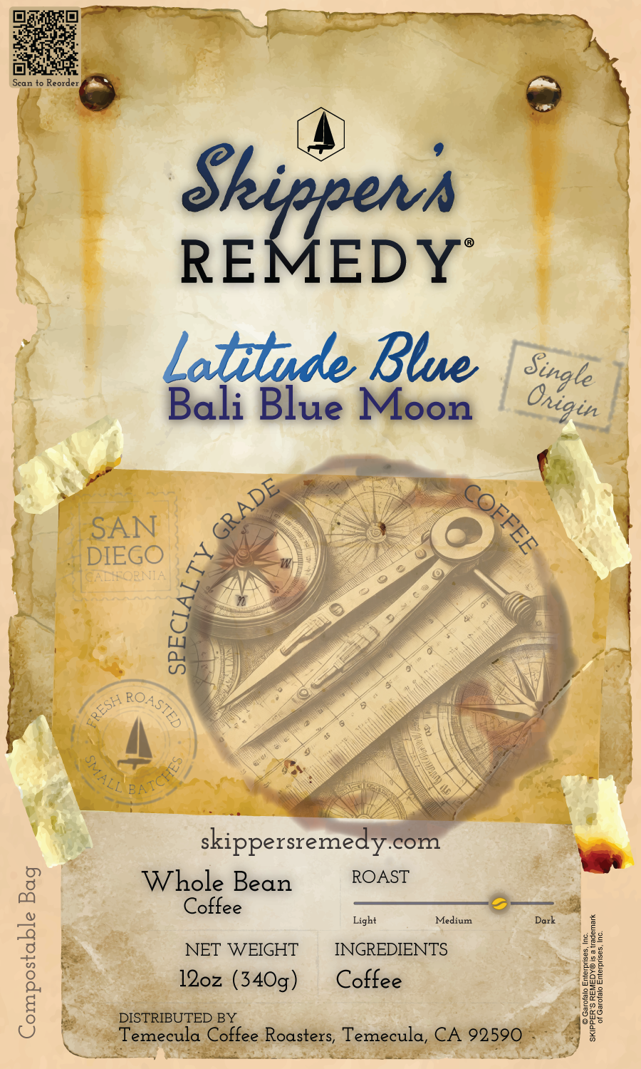 Latitude Blue - Bali Blue Moon
