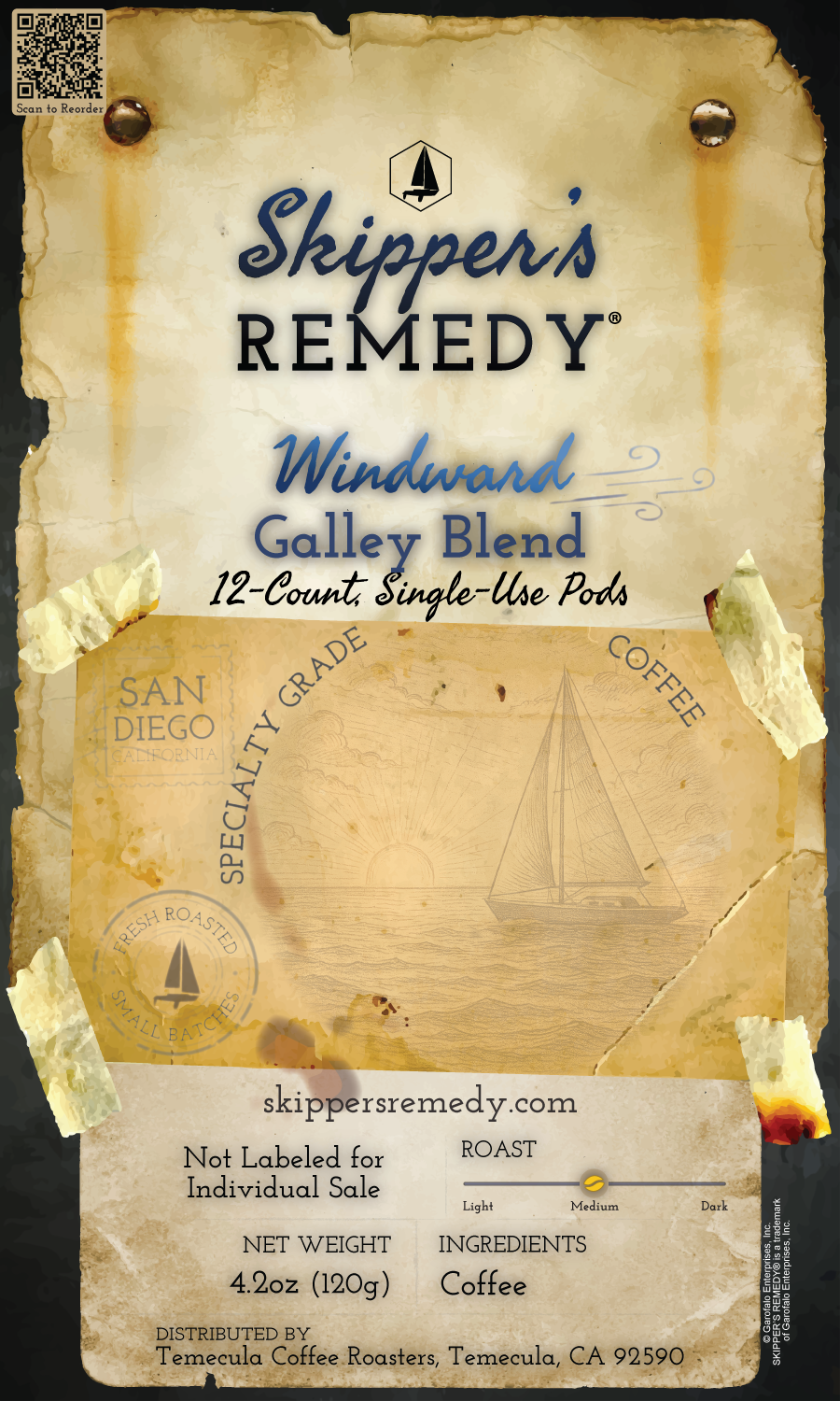 Windward Galley Blend [12 Single-Use Pods]