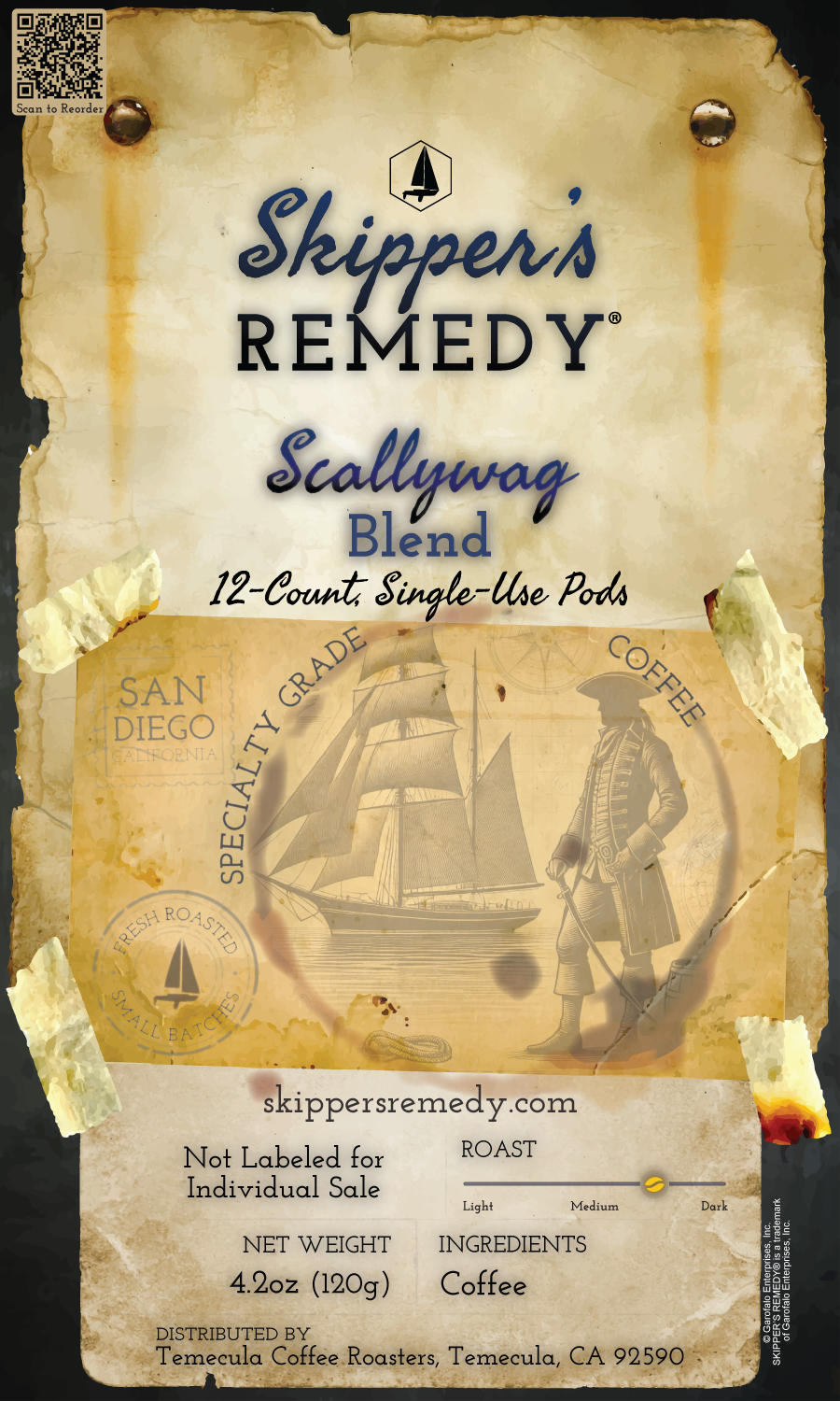 Scallywag Blend [12 Single-Use Pods]