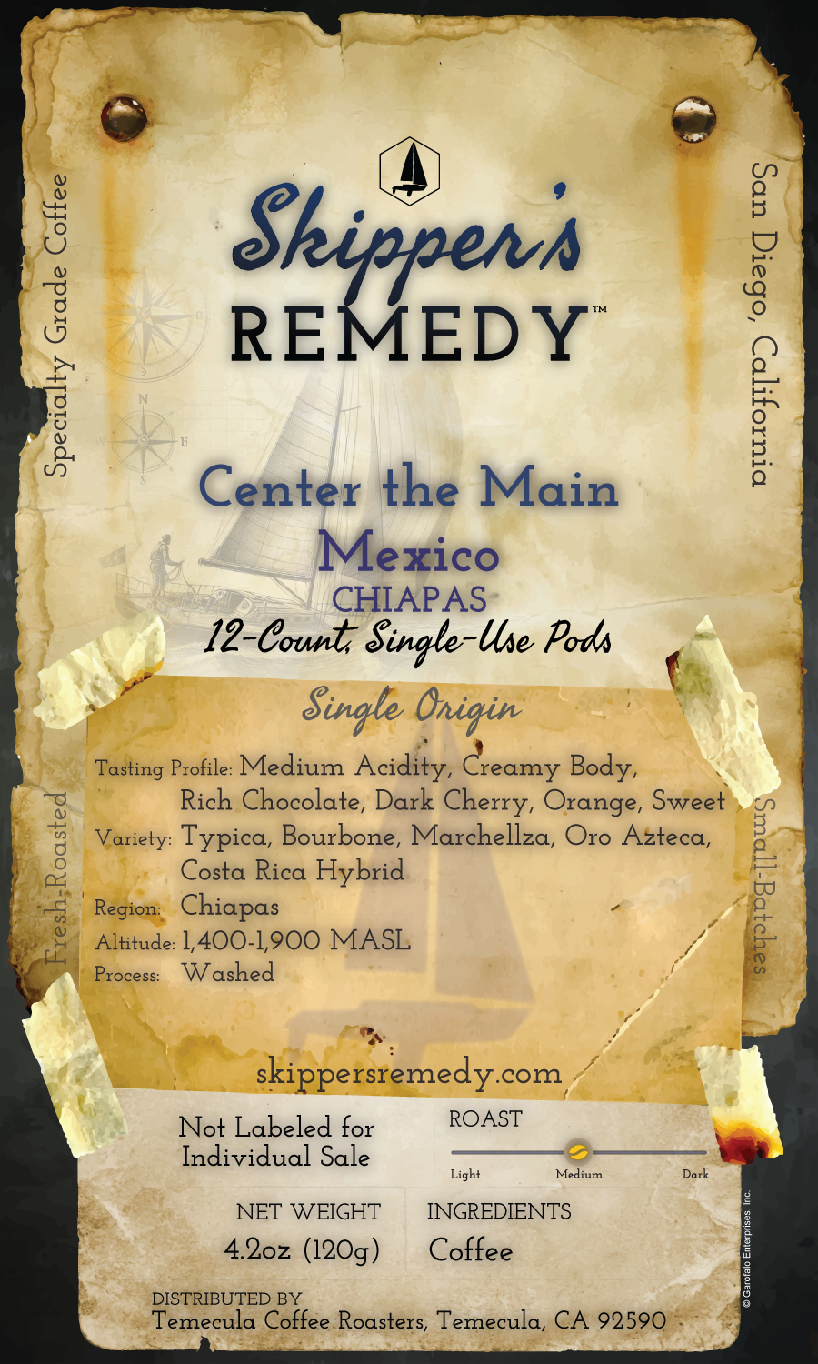 Center the Main Mexico [12 Single-Use Cups]