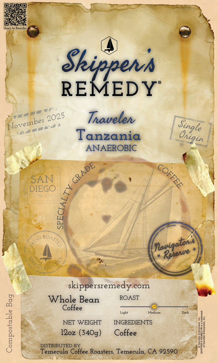 Navigator's Reserve - November 2025: Traveler - Tanzania Anaerobic