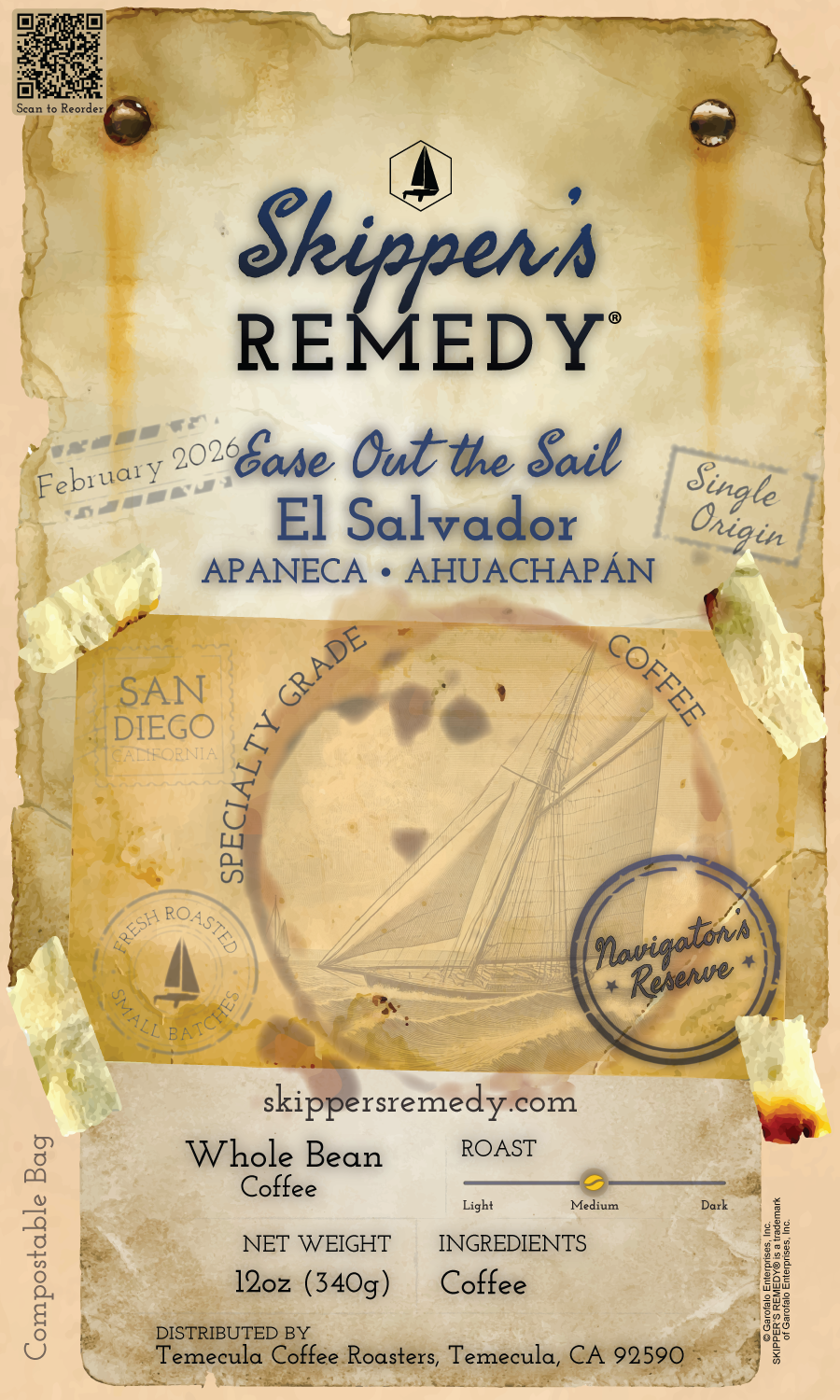 Navigator's Reserve - February 2026: Ease Out the Sail - El Salvador