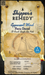 Apparent Wind Peru Decaf [12 Single-Use Pods]