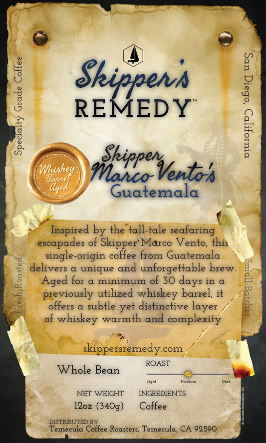 Skipper Marco Vento's Guatemala - Whiskey Barrel-Aged