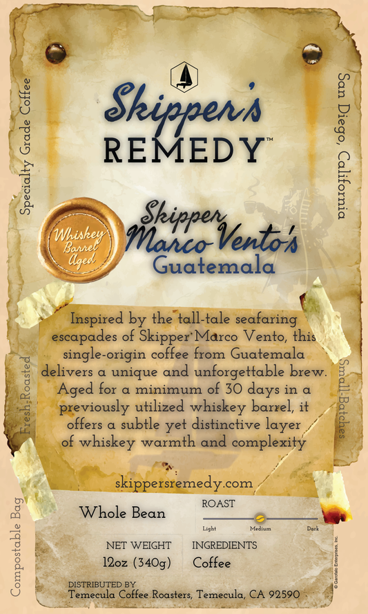 Skipper Marco Vento's Guatemala - Whiskey Barrel-Aged