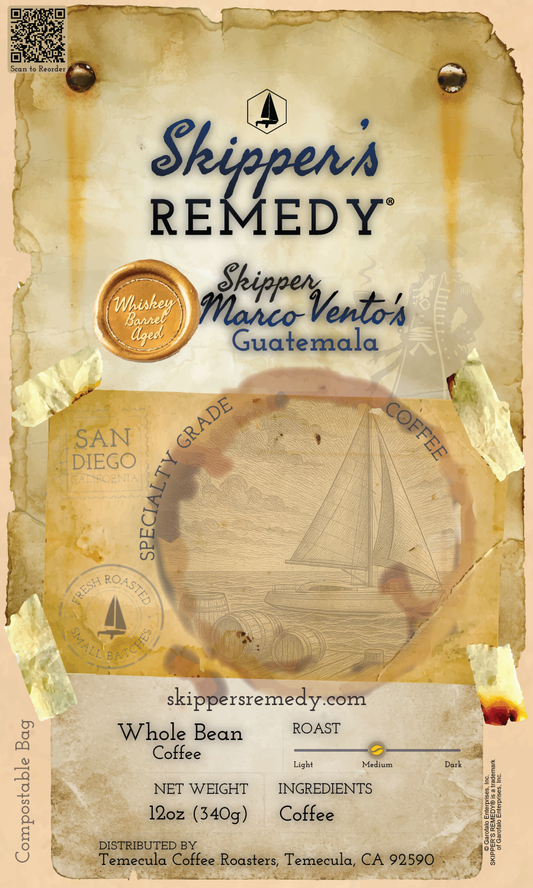 Skipper Marco Vento's Guatemala - Whiskey Barrel-Aged