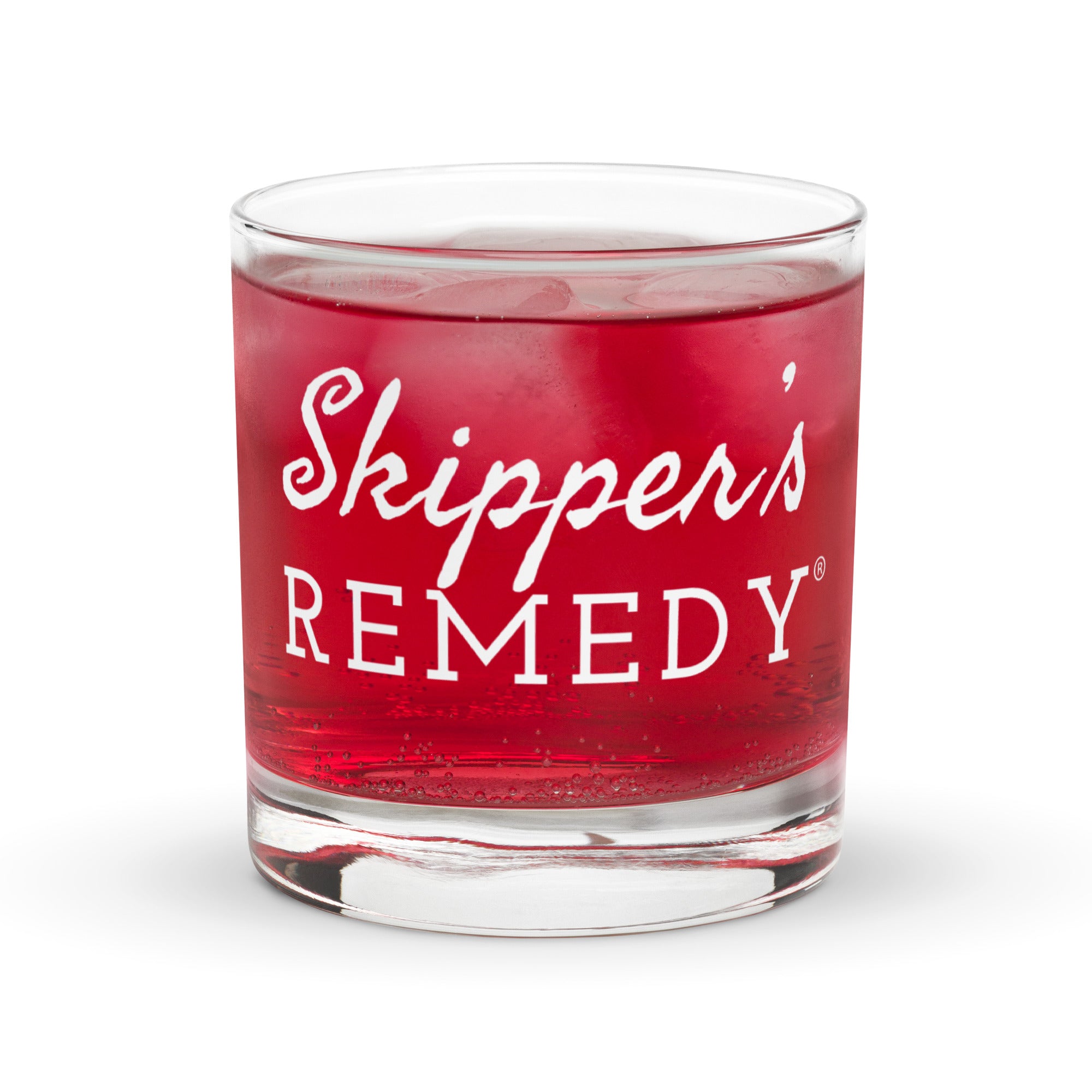Skipper's Remedy pour scale - rocks glass